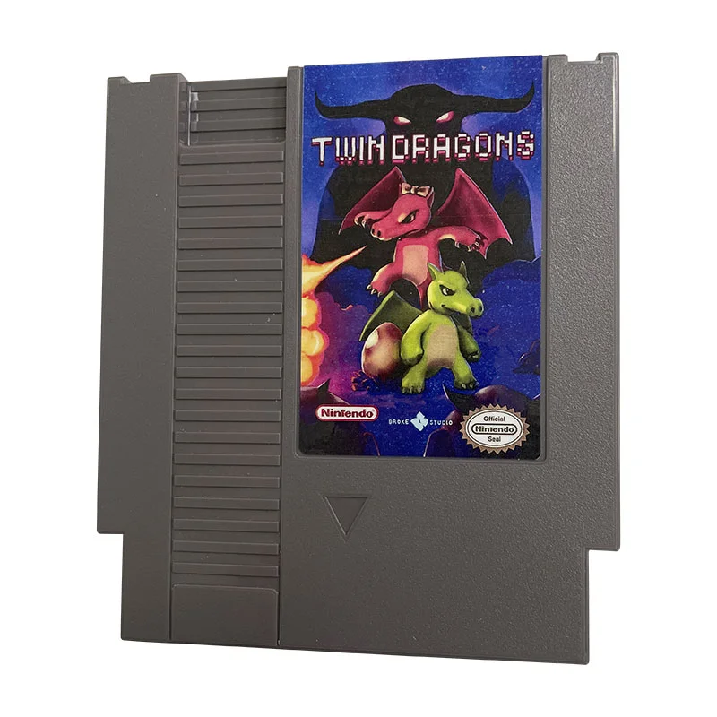 ๐ Twin Dragons NES โ 8 Bit Game Cartridge โ Classic Platform Adventure