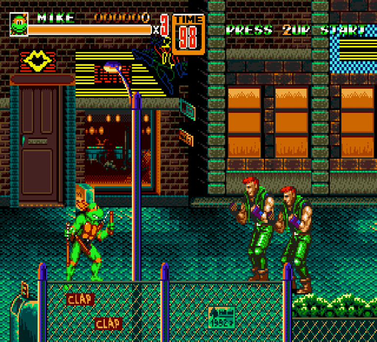 ๐ข TMNT in Streets of Rage 2 | SEGA Genesis 16-Bit Game Cartridge