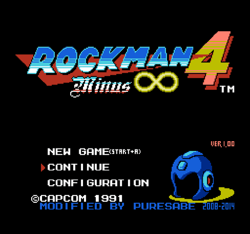 🤖 Rockman 4: Minus Infinity – NES 8-Bit Game Cartridge