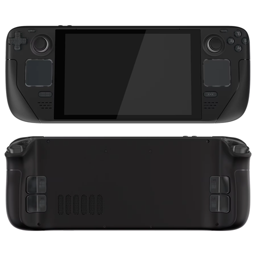 🎮 Replacement Full Button Set for Steam Deck LCD – Clear Slate Black