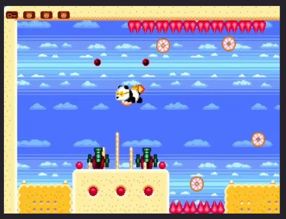 Rocket Panda 16-Bit Game Cartridge for Genesis Mega Drive Shooter