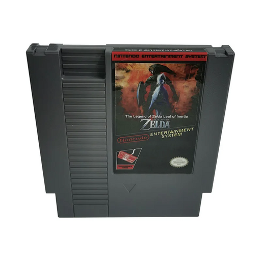 🌿 The Legend of Zelda: Leaf of Inertia – 8-Bit NES Game Cartridge | No-Jump