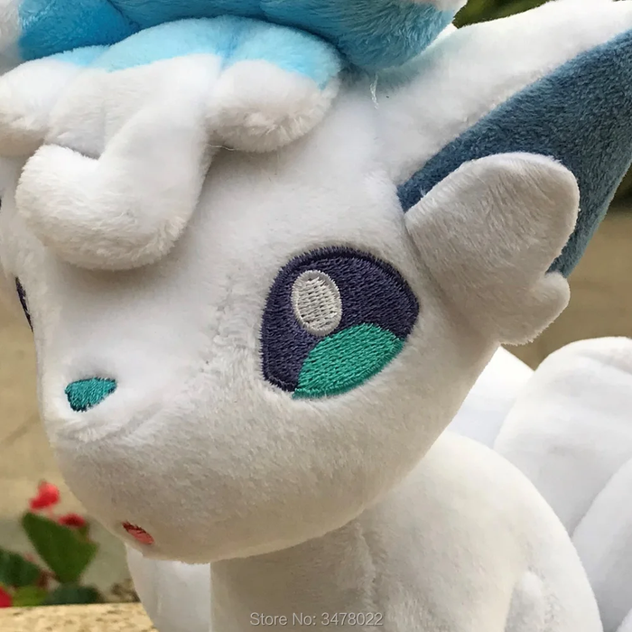 ❄️ Alolan Vulpix 8" Plush – Six-Tailed Fox Pokemon Stuffed Toy