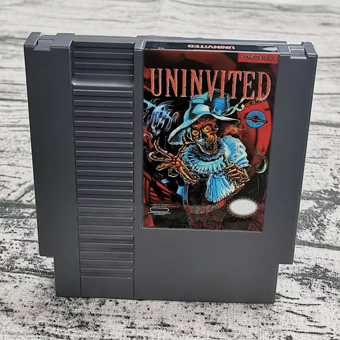 Uninvited NES Cartridge ๐ฎ PAL & USA 8-Bit Game for NES Classic Console English