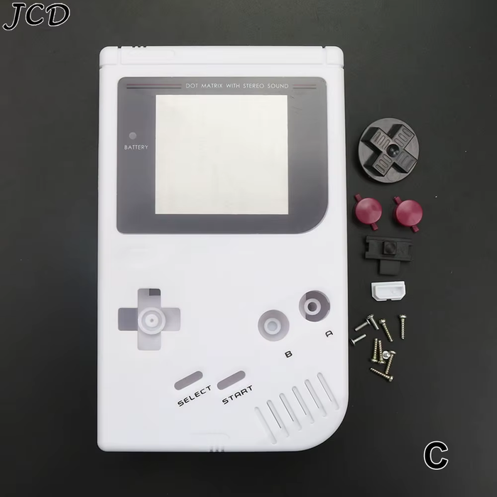 🔧 Full Shell Housing Kit for GB DMG | Replacement Case + Buttons + Screen Lens
