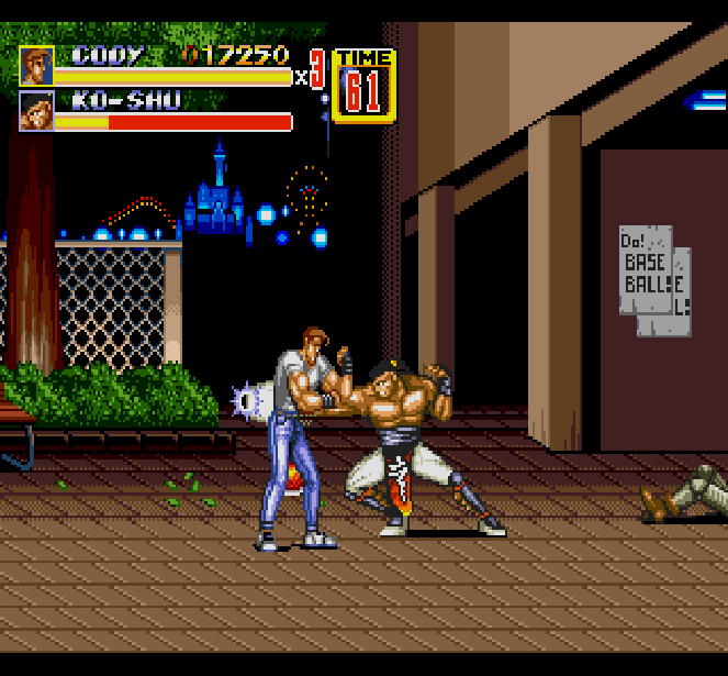 👊 Final Fight in Streets of Rage 2 | SEGA Genesis & Mega Drive 16-Bit Game Cart