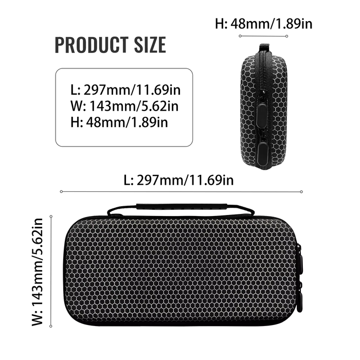 🎮Hard Carrying Case for Nintendo Switch 2 – Travel Sleeve with Cartridge Slots