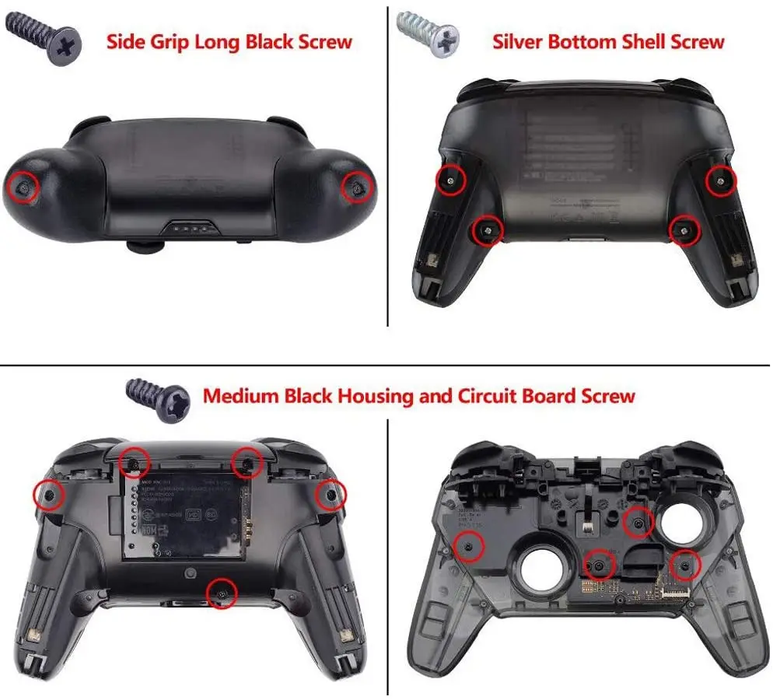 🎮 ExtremeRate Switch Pro Controller Shell Kit | Classic ABXY Edition 🛠️