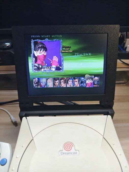 📺 8" Dreamcast Mini Monitor  w/ Stereo Speakers | 720P Foldable Screen