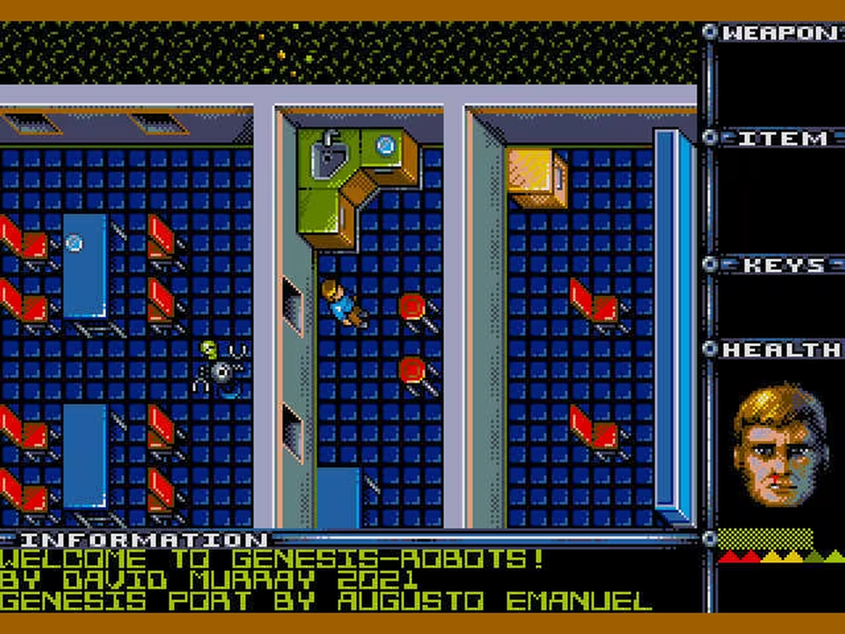 ๐ค Attack of the PETSCII Robots โ 16-Bit MD Game Cartridge โ For Sega Genesis