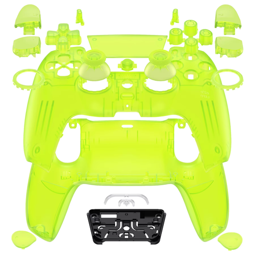 Clear Lime Luna Full Shell Set for PS5 Controller BDM-030/040/050