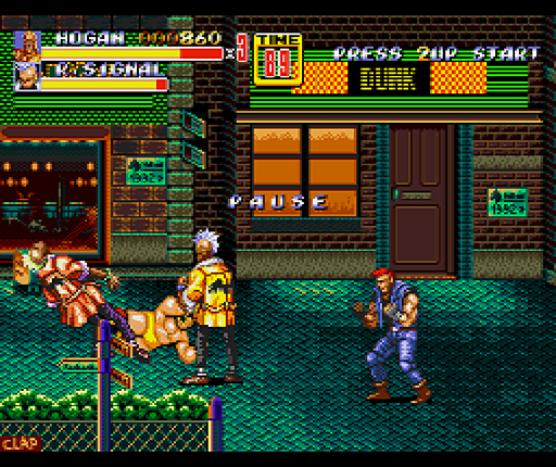 💥 Streets of Rage 2 – WWF SuperStars Edition | SEGA Genesis 16-Bit Game Cart