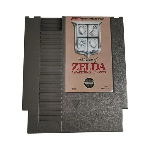 🛡️ LEGEND OF ZELDA: AWAKENING OF ONYX | NES 8-Bit Game Cartridge