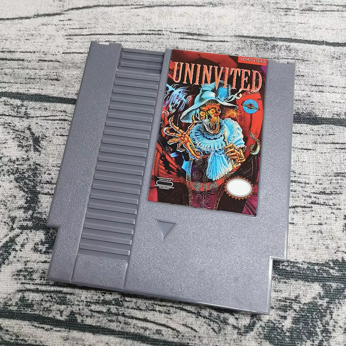 Uninvited NES Cartridge ๐ฎ PAL & USA 8-Bit Game for NES Classic Console English