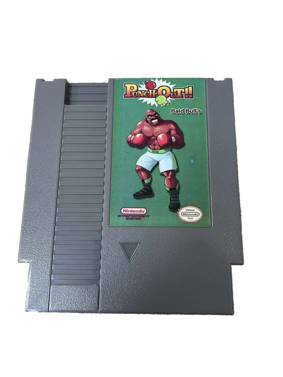 Bald Bull’s Punch-Out!! – NES Game Cartridge