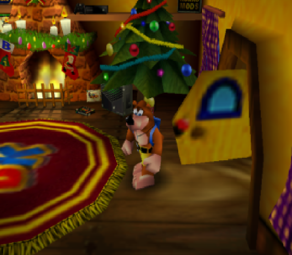 Banjo Kazooie: How the Gruntch Stole Christmas – N64 Game Cartridge