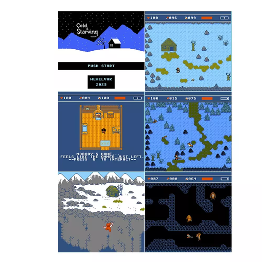 Cold & Starving – 8-Bit FC Game Cartridge