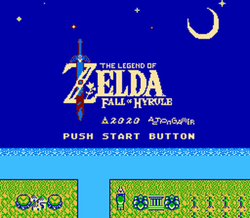 Legend of Zelda: Fall of Hyrule | 8-Bit 72-Pin NES Game Cartridge