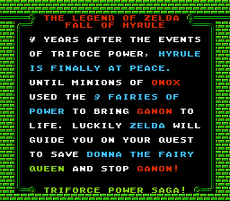 Legend of Zelda: Fall of Hyrule | 8-Bit 72-Pin NES Game Cartridge