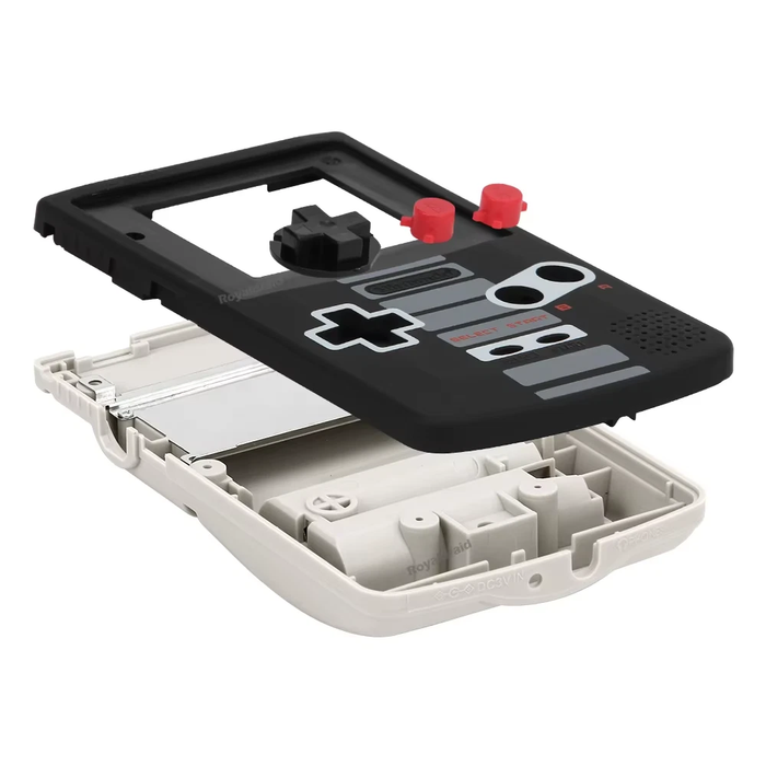 GBC NES-Style Housing Shell Kit + Buttons – Full Replacement Case