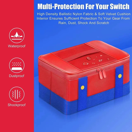 Large Waterproof EVA Case for Nintendo Switch Console