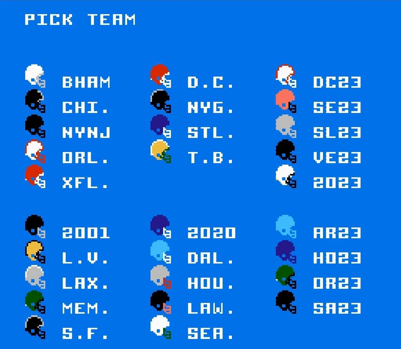 Tecmo Super XFL – NES