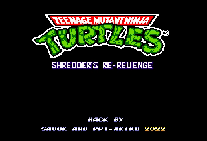TMNT: Shredder’s Re-Revenge - SEGA Genesis