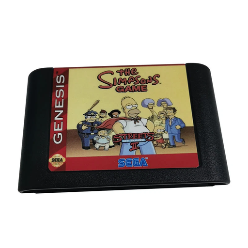 The Simpsons in Streets of Rage 2 – SEGA Genesis