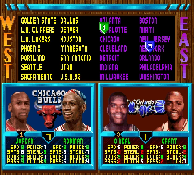 NBA Jam TE: Double Z Mod - SNES