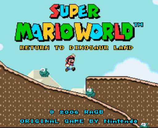 Super Mario World: Return to Dinosaur Land - SNES
