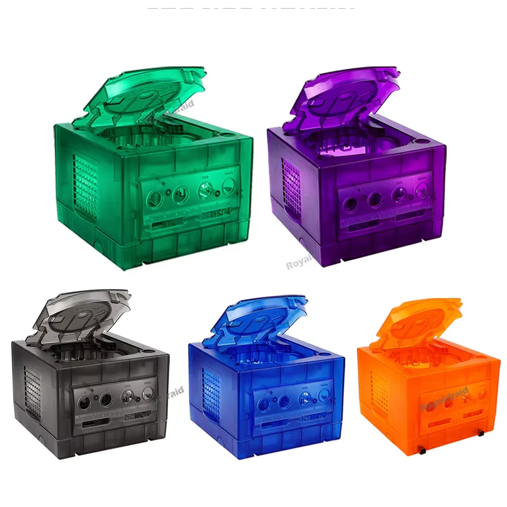 5-Color Transparent Replacement Shell for Nintendo GameCube Console