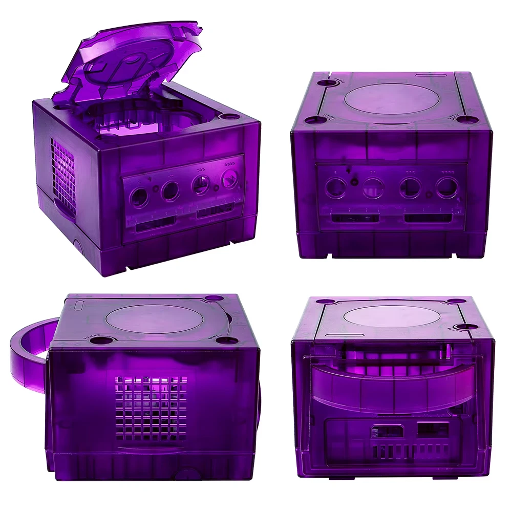 5-Color Transparent Replacement Shell for Nintendo GameCube Console