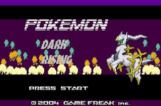 Pokémon Dark Rising – GBA ROM Hack Cartridge