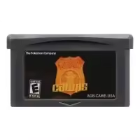 Game cartridge with a logo and text indicating 'Version: USA' and 'Language: English'.