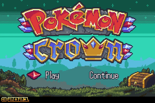 Pokémon Crown – GBA ROM Hack Cartridge