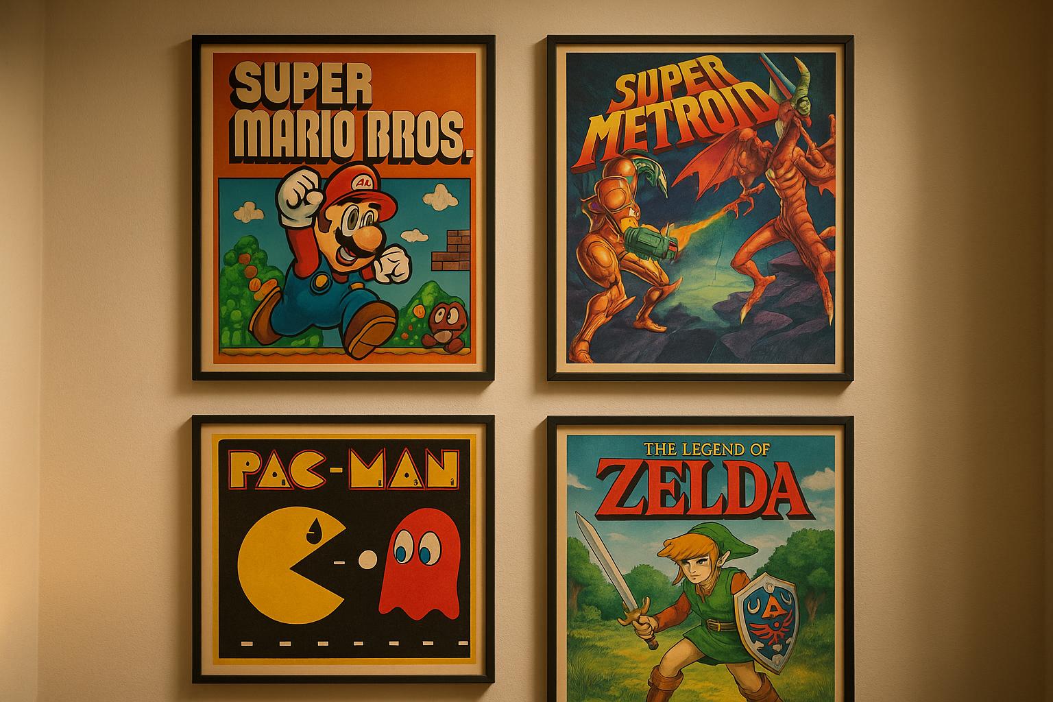 Rare Retro Gaming Posters Worth Collecting