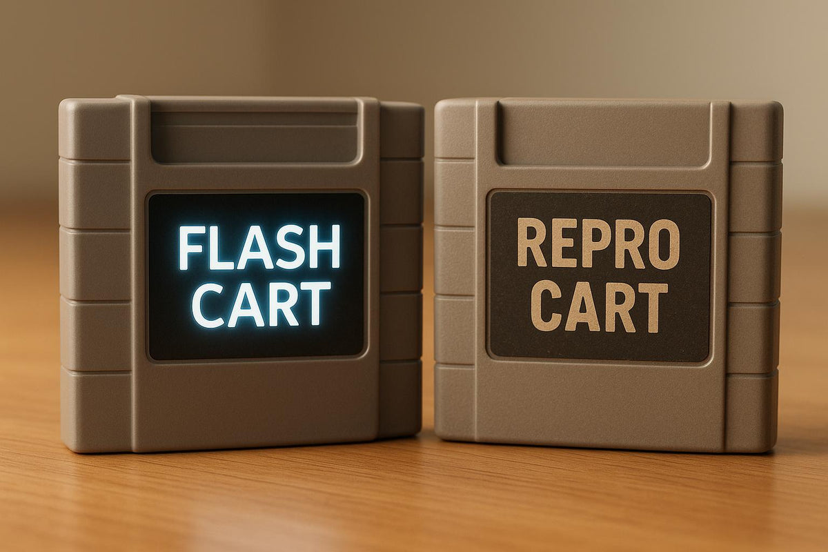 Cart Machine Player Flash Carts vs Repro Carts: Performance Breakdown — BJs Game Vault