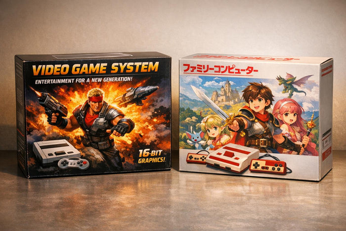US vs. Japan: Console Box Art Differences