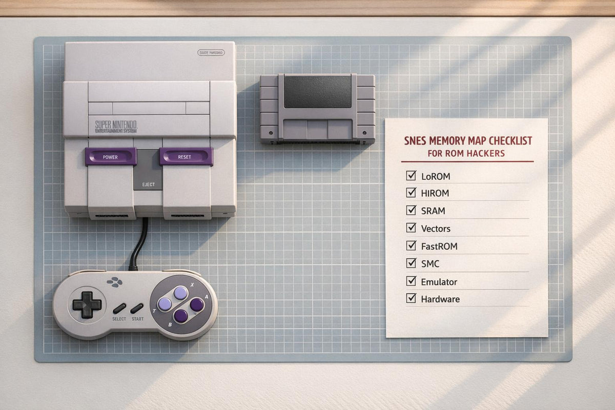 SNES Memory Map Checklist for ROM Hackers — BJs Game Vault