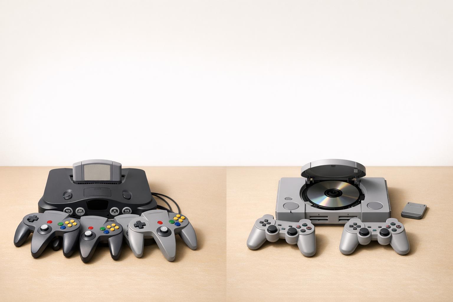 N64 vs. PlayStation: 3D Gaming Pioneers