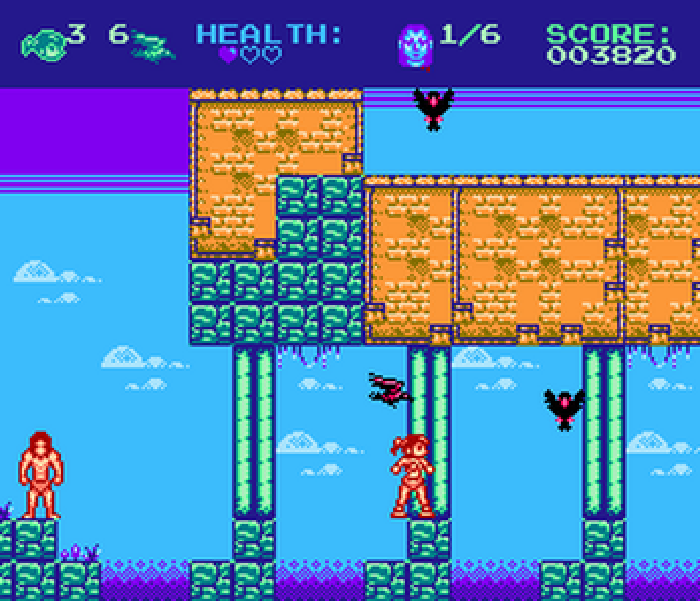 🦅 Eyra The Crow Maiden | NES 8-Bit Game Cartridge