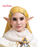 👑 Princess Golden Braid Cosplay Wig w/ Elf Ears | Heat-Resistant Synthetic Hair