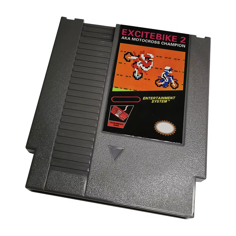 Excitebike 2 NES 8-Bit 72 Pin Game Cartridge for USA/PAL Nintendo Console