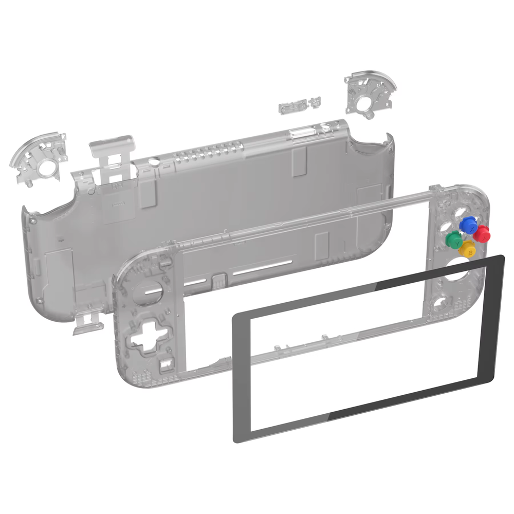 🔧 Replacement Housing Shell for Nintendo Switch Lite – Clear Black