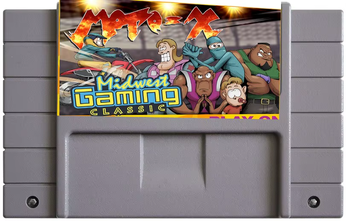 Moto X SNES 16-Bit Motocross Racing Game Cartridge for Super Nintendo ...