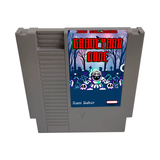 Graveyard Dude - a Brand NEW NES Game Cartridge 8 Bit 72 Pin Video Game Cart for