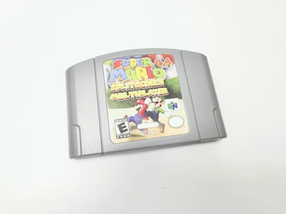 SM64 Splitscreen Multiplayer N64 USA NTSC 64-Bit Game Cartridge