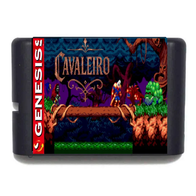 MD Cavaleiro 16 Bit Game Card for Mega Drive Genesis