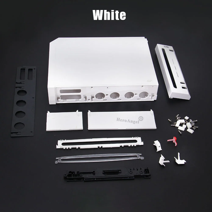 🎮 11-Color Full Shell Replacement Kit for Wii Console – With Buttons Included!