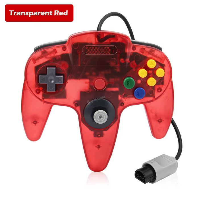 🎮 8 Color Wired Controller for N64 Console - Retro Joypad Accessory 🔥
